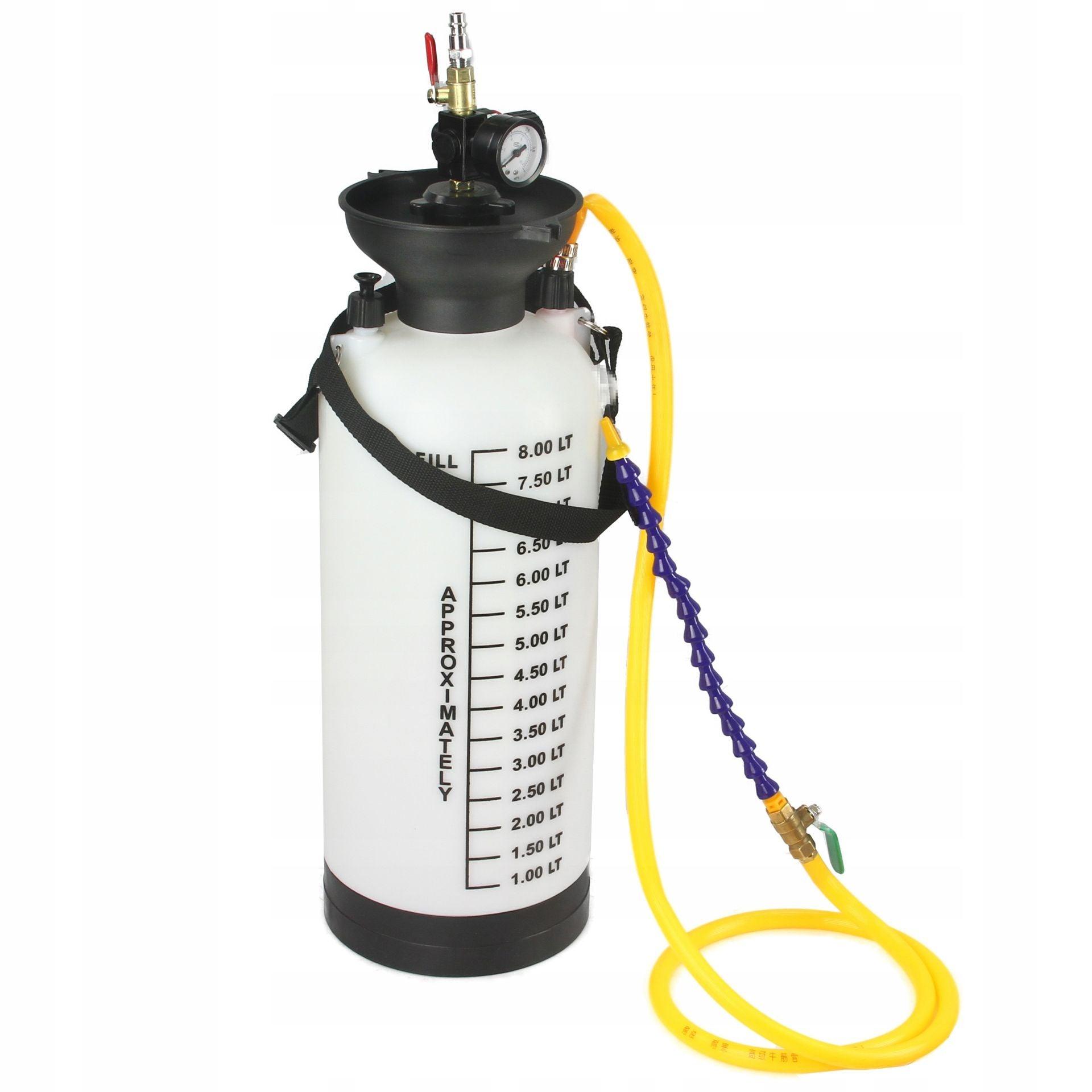 Distribuitor ulei pneumatic 8 litri, pompa de bagat ulei motor cutii de viteze - Bjc tools