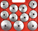 Trusa profesionala chei filtru ulei auto 23 piese aluminiu - Bjc tools