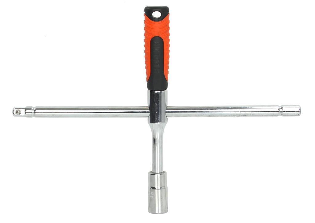 Cheie de roti profesionala cu tubulare incluse 17 si 19 mm - Bjc tools