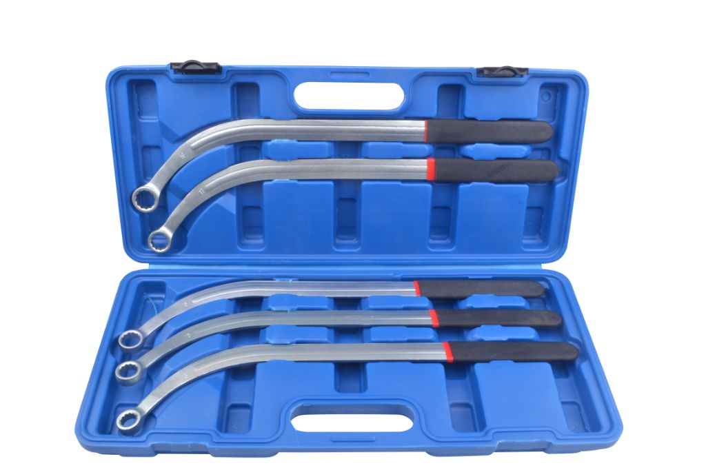 Set chei inelare curbate 12 laturi pentru tensionare role curele distributie - Bjc tools Imagine principală a produsului