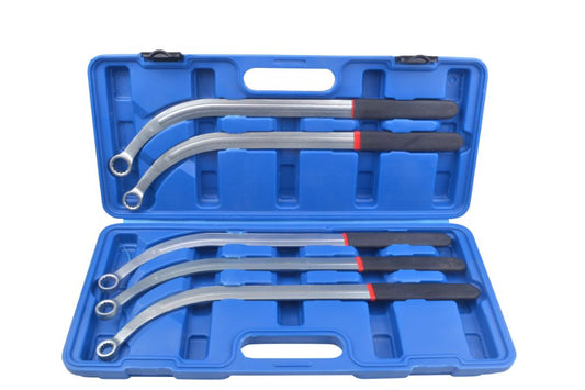 Set chei inelare curbate 12 laturi pentru tensionare role curele distributie - Bjc tools