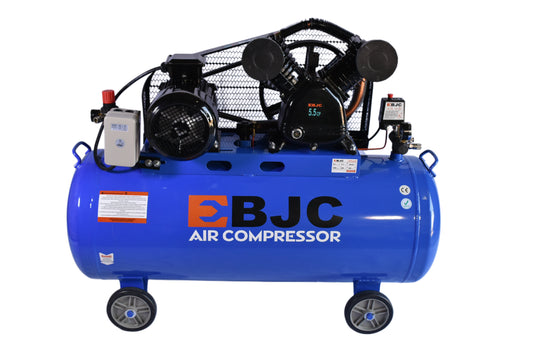 Compresor aer 200L, debit 860L/min, 380V trifazic. Puternic și fiabil pentru service auto și ateliere profesionale. Livrare rapidă BJC Tools.