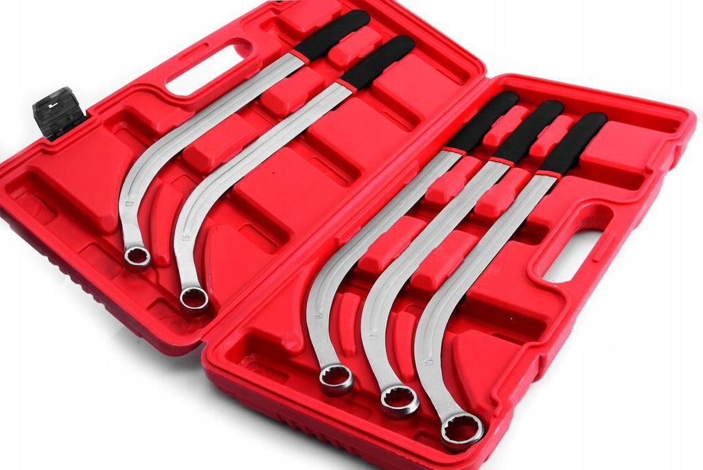 Set chei inelare lungi pt tensionare role curele distributie 12 laturi 470mm 13,15,16,17,19mm Imagine secundară a produsului