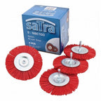 Set perii nailon tip disc, pentru masina de gaurit, 100 mm - Bjc tools