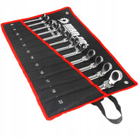 Set chei profesionale combinate cu clichet articulate 8-22mm 12 elemente - Bjc tools