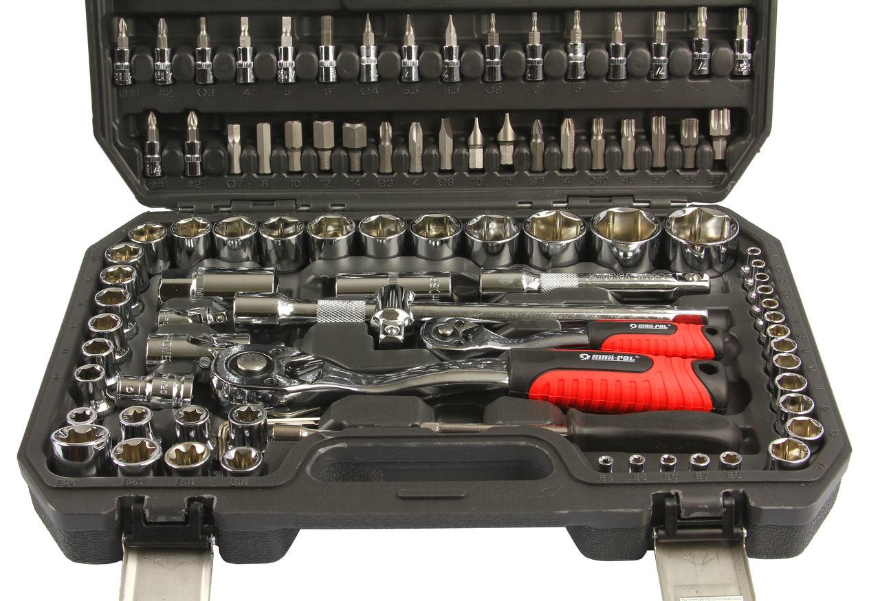 Trusa scule 108 piese profesionala , Set tubulare biti imbus chei - Bjc tools