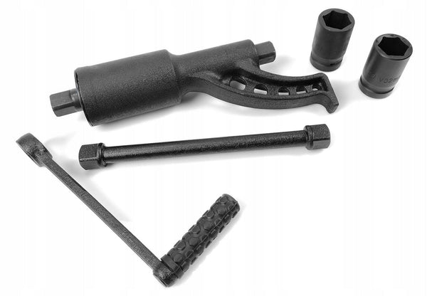 Cheie de roti cu multiplicator de forta 4800 Newton Tubulare incluse 32 33 mm Cheie roti cu reductor - Bjc tools