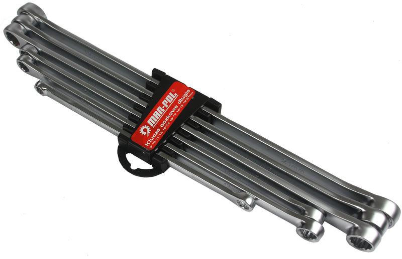 Set chei inelare drepte extra lungi 8 - 21 mm 6 piese profesionale CR-V - Bjc tools