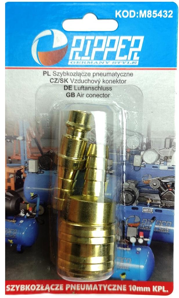 Cupla aer comprimat cu stut ,mufa rapida 10mm - Bjc tools