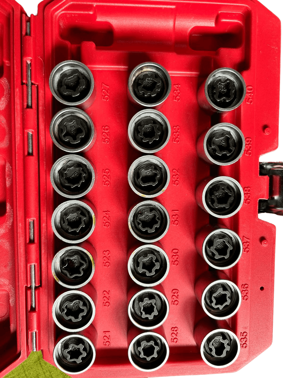 Set chei pentru desfacerea antifurtului jante VAG, 21 piese, trusa - Bjc tools