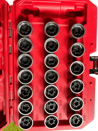 Set chei pentru desfacerea antifurtului jante VAG, 21 piese, trusa - Bjc tools