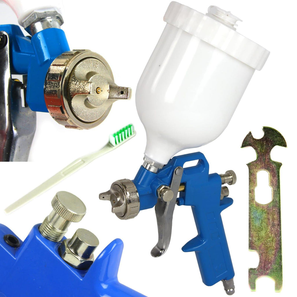 Pistol de vopsit duza 1.5mm HVLP 0.6L Aluminiu - Bjc tools
