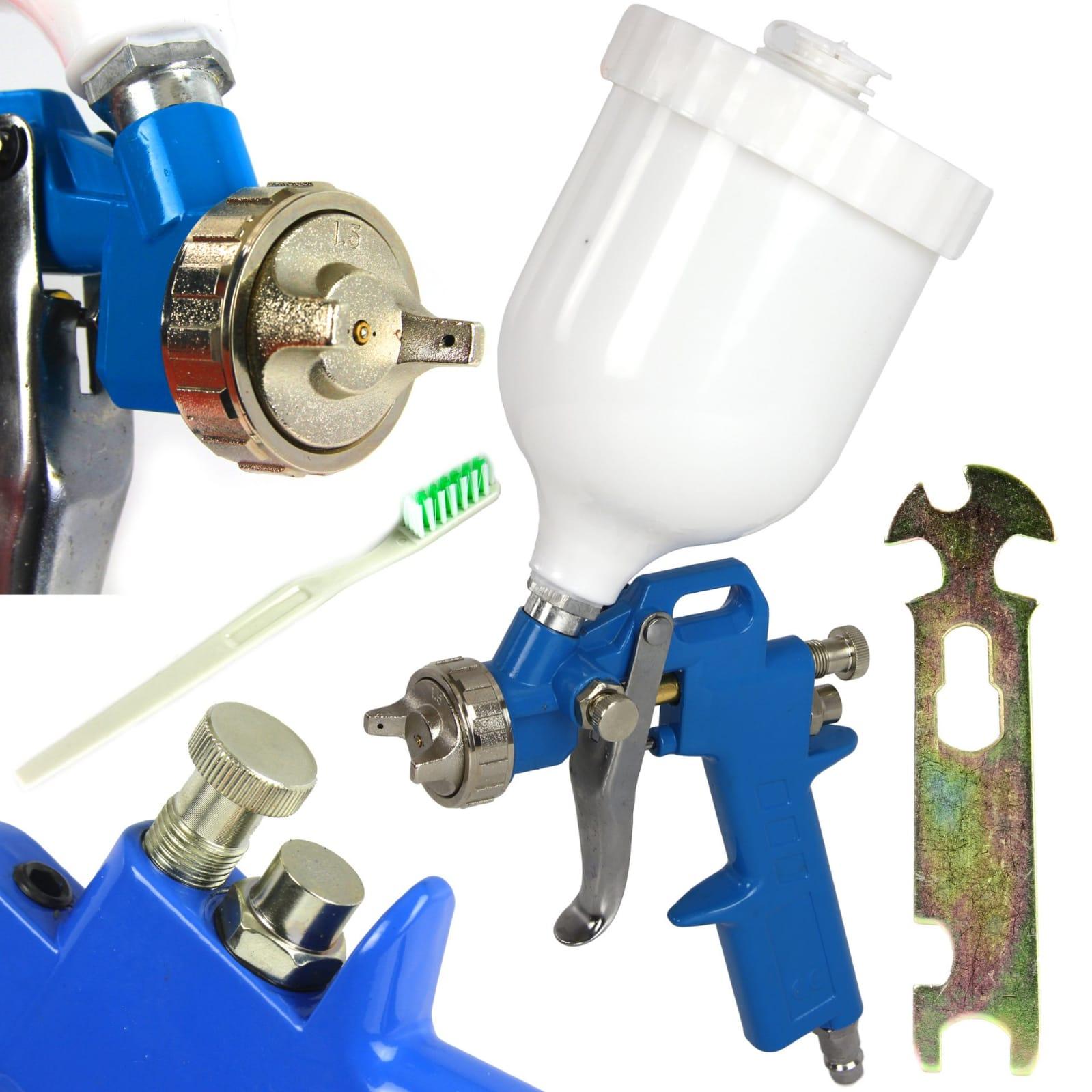 Pistol de vopsit duza 1.5mm HVLP 0.6L Aluminiu - Bjc tools
