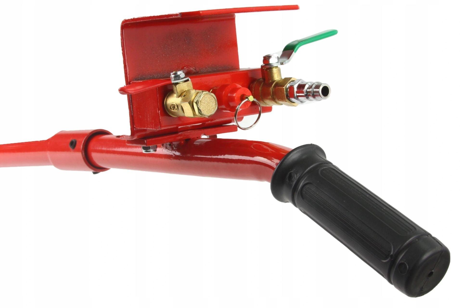 Cric pneumatic perna aer 3.5 tone cu inaltator - Bjc tools