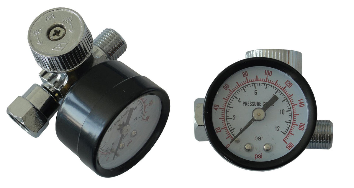 Regulator de presiune pentru scule pe aer comprimat 0-12 bari filet 1/4 - Bjc tools