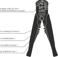 Set cleste multifunctional de sertizat, de taiat, de decablat cu accesorii incluse - Bjc tools