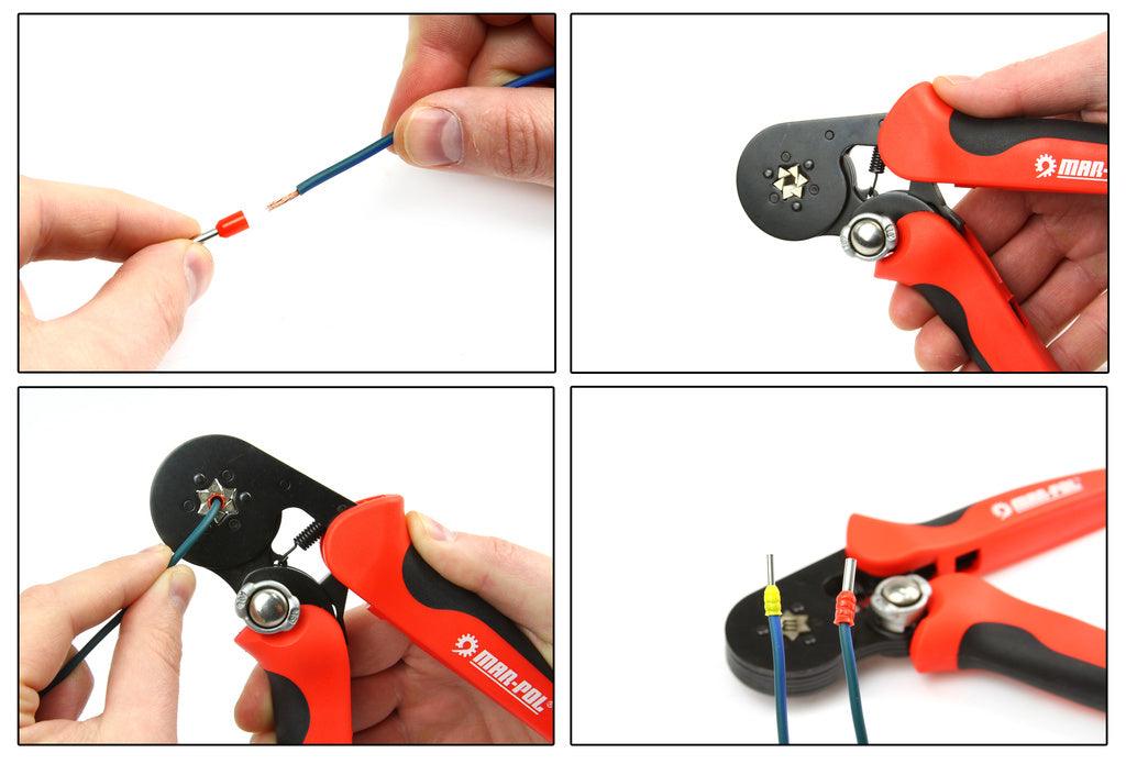 Cleste sertizat papuci 0,25-10mm - Bjc tools