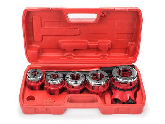 Trusa filiera tevi gaze 5 piese 3/8, 1/2, 3/4, 1", 1 1/4 - Bjc tools