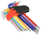 Set imbus torx cu gaura T10-T50 - Bjc tools