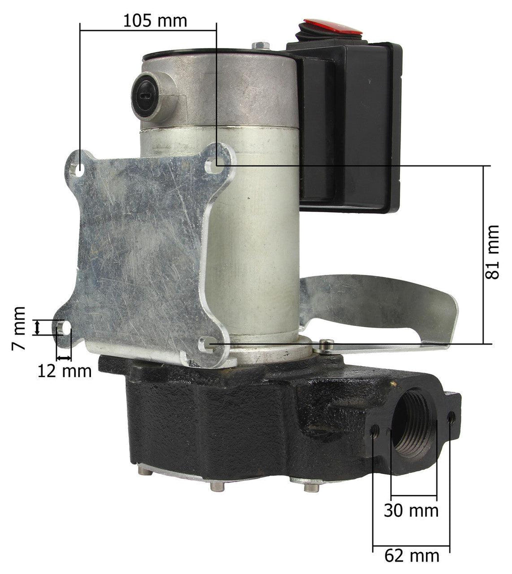 Pompa transfer combustibil diesel motorina 12/24V - Bjc tools