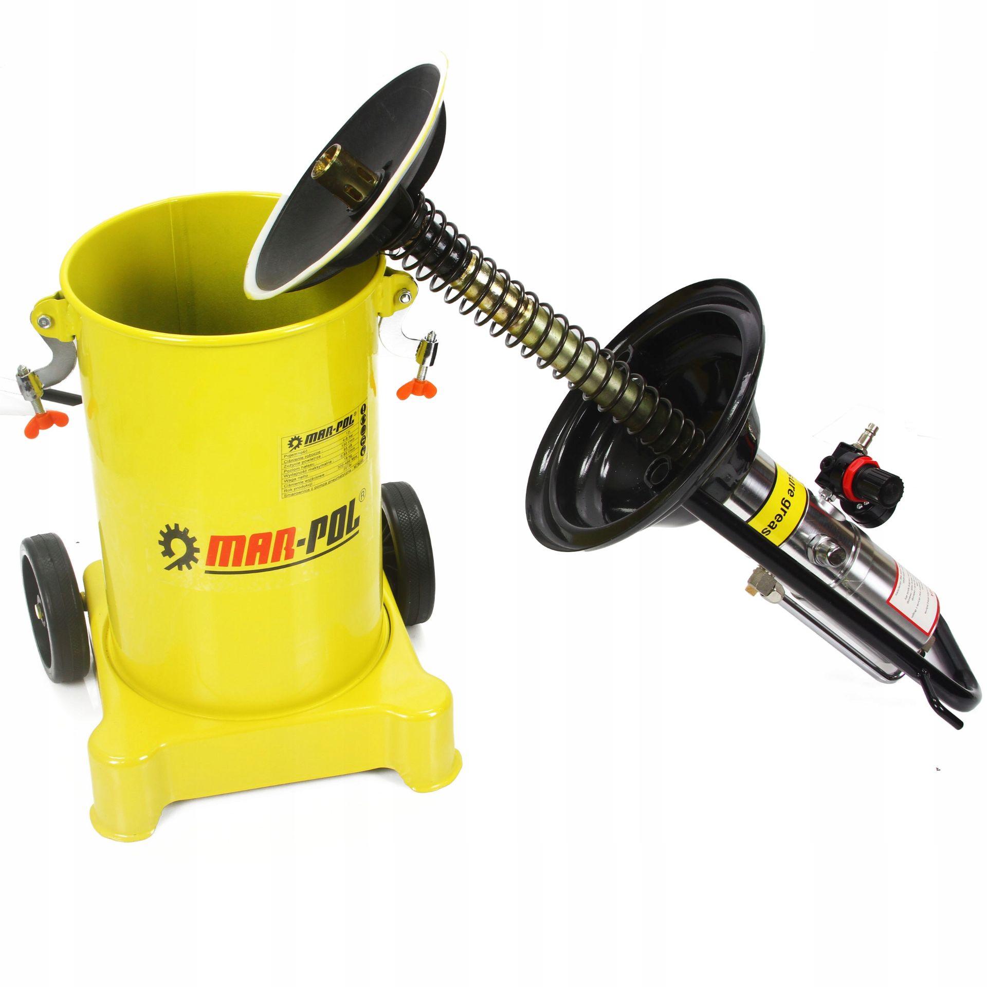 Pompa de gresat pneumatica 12 litri. Gresor pneumatic - Bjc tools