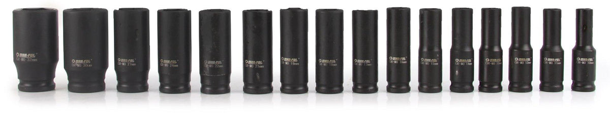 Trusa chei tubulare de impact 10-32mm 16 piese - Bjc tools