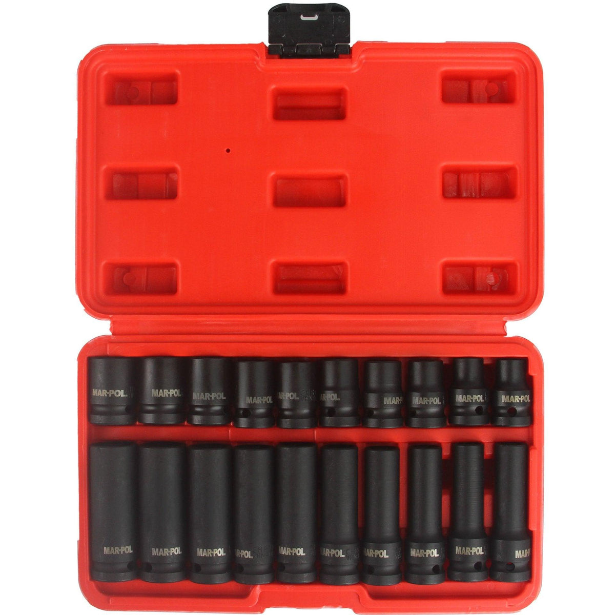 Trusa chei tubulare de impact 1/2 20 piese scurte si lungi - Bjc tools