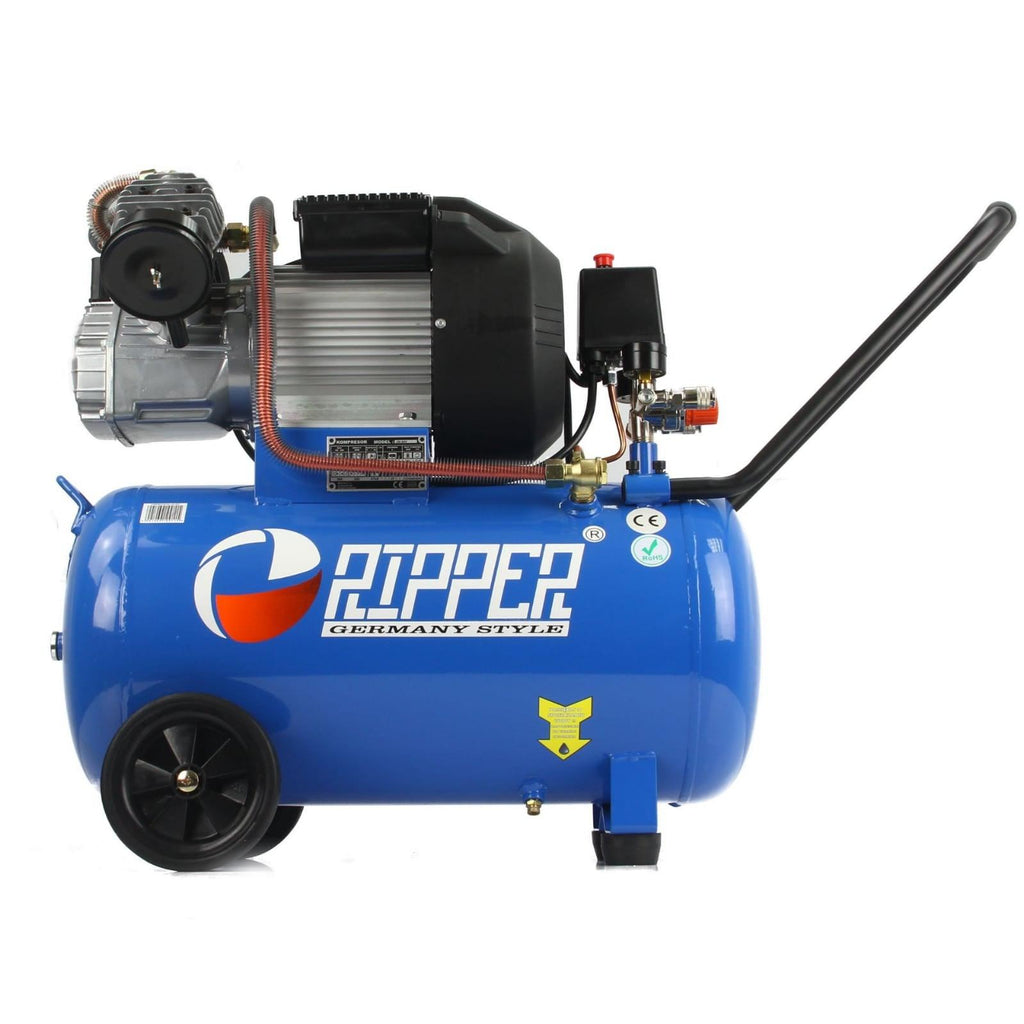 Compresor aer comprimat 50 litri 2 pistoane 390L/min 8 bari - Bjc tools