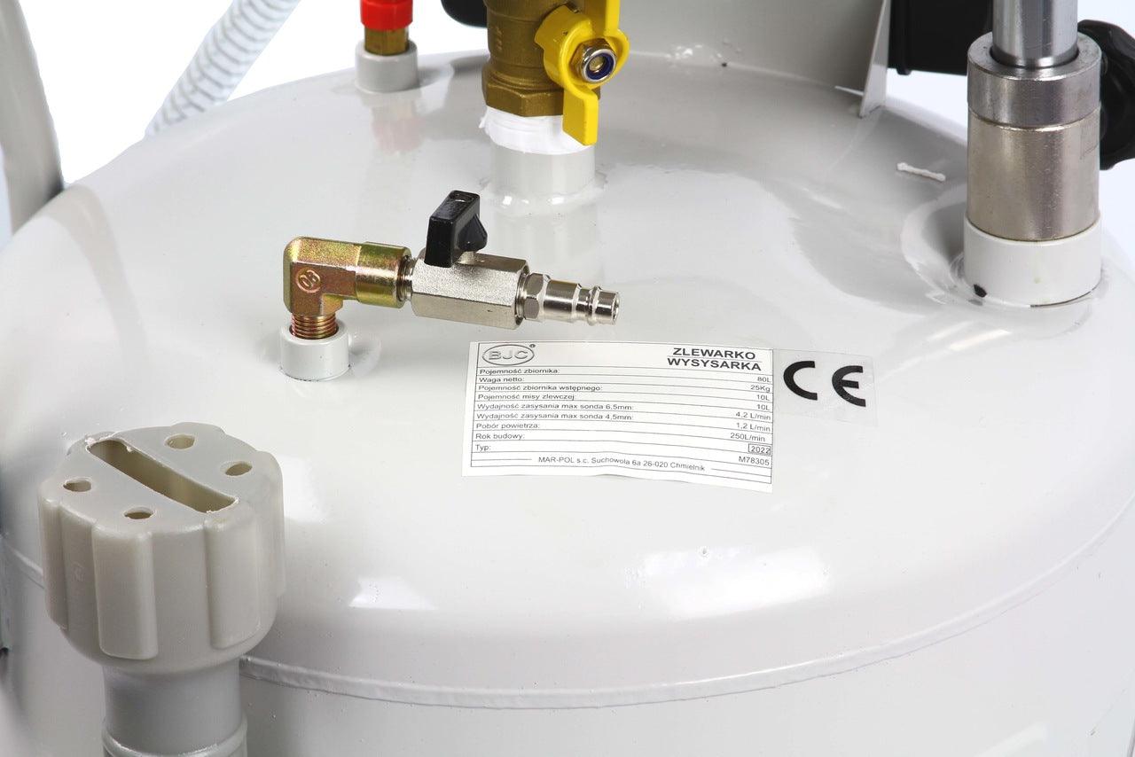 Recuperator de ulei uzat profesional pneumatic 80 litri, Recuperator ulei Profesional BJC - Bjc tools