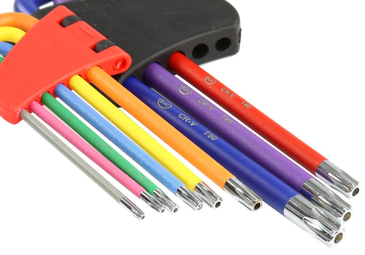 Set imbus torx cu gaura T10-T50 - Bjc tools