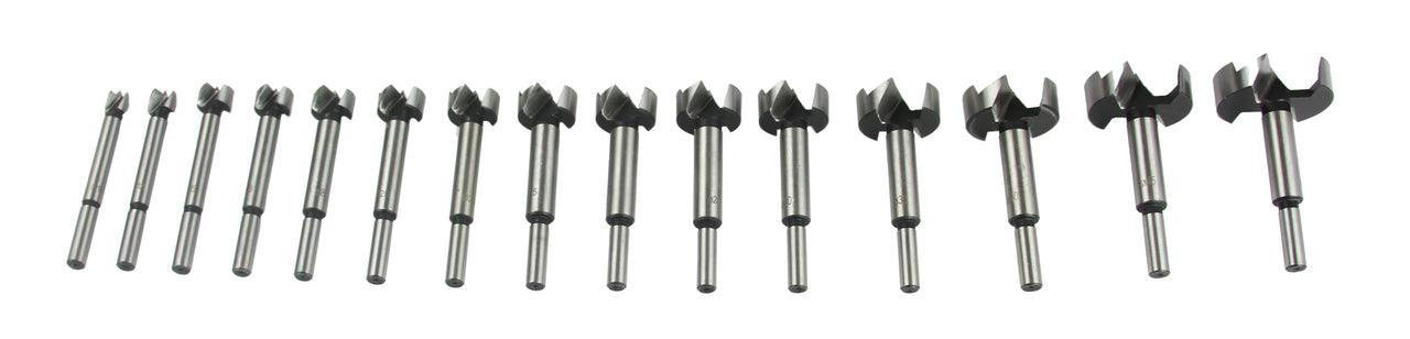Set burghiu freze gaurit lemn 15 piese 10-50mm - Bjc tools