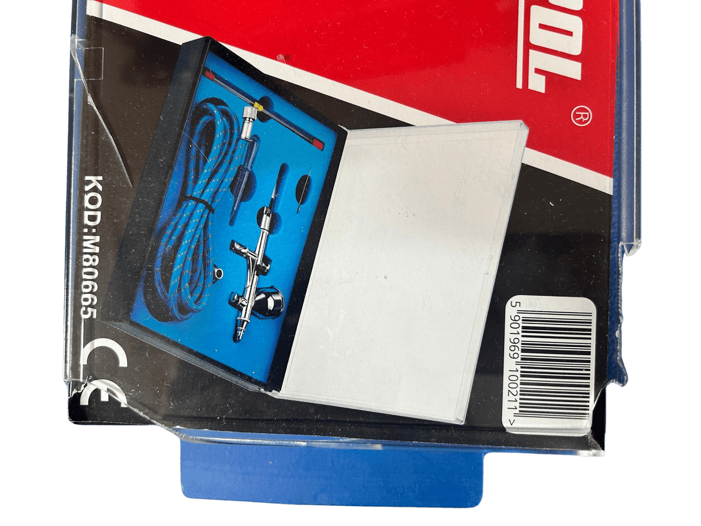 Aerograf INOX dual function pentru vopsit Profi cu 3 duze 0.2 0.3 0.5 (resigilat) - Bjc tools