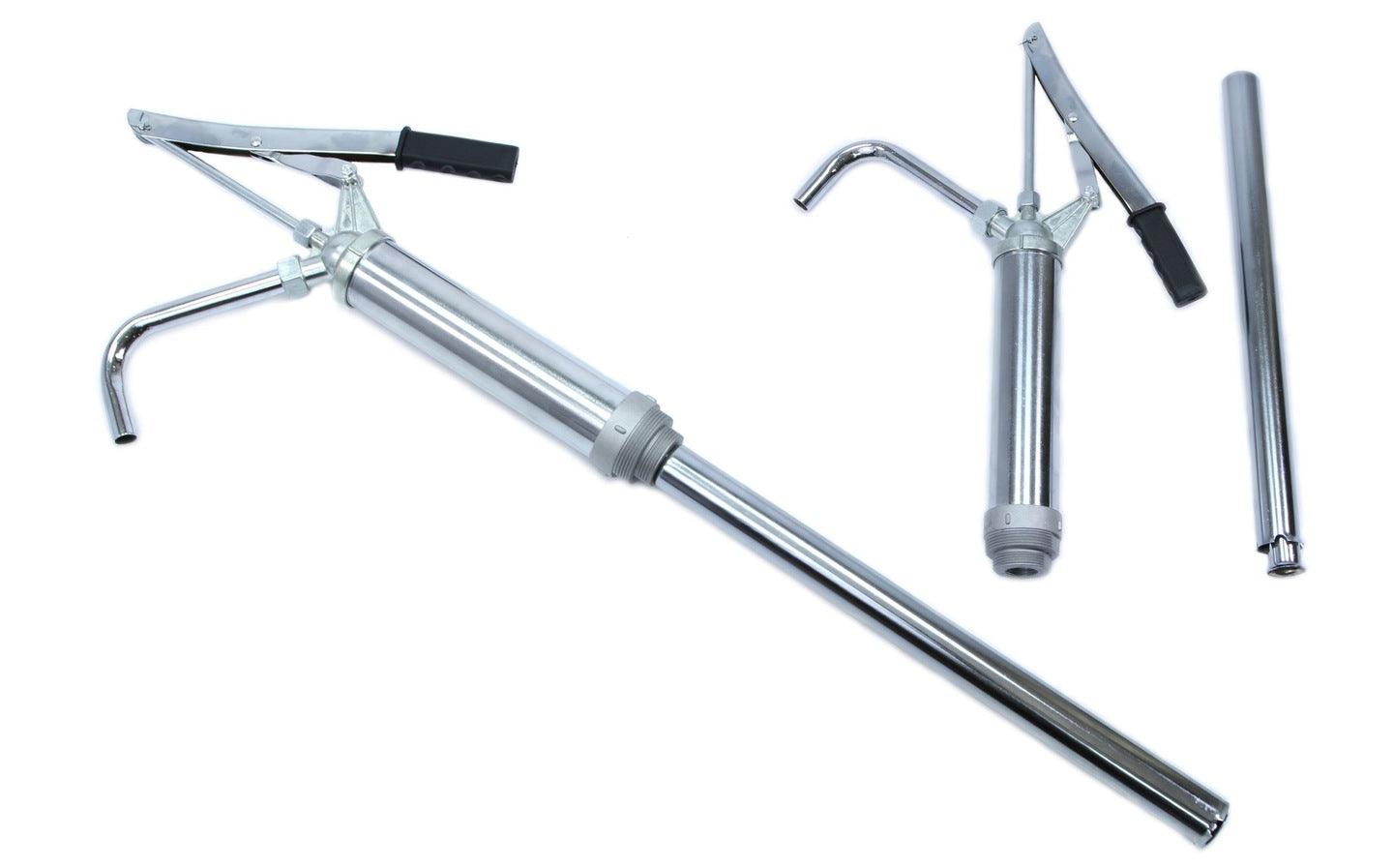Pompa manuala din aluminiu de transfer ulei si motorina din butoaie de 50,100,200 litri - Bjc tools