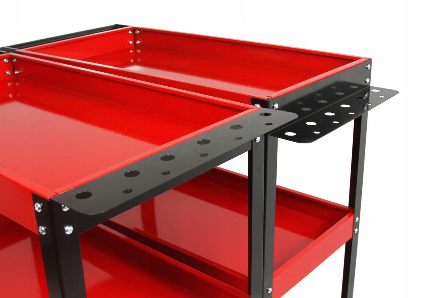 Carucior scule service 3 rafturi 136kg Carut ucenic mecanic - Bjc tools