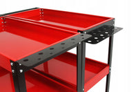 Carucior scule service 3 rafturi 136kg Carut ucenic mecanic - Bjc tools