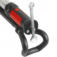 Lampa de atelier cu LED cu magnet cu acumulator 12v/220v, lanterna de capota - Bjc tools