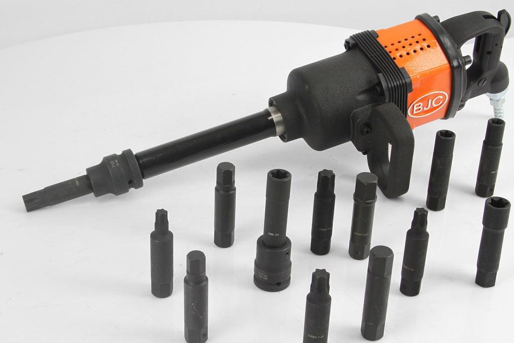 Trusa Biti hexagon, torx si tubulare torx E de impact 3/4 si 1Tol ptr camioane 16 piese BJC - Bjc tools