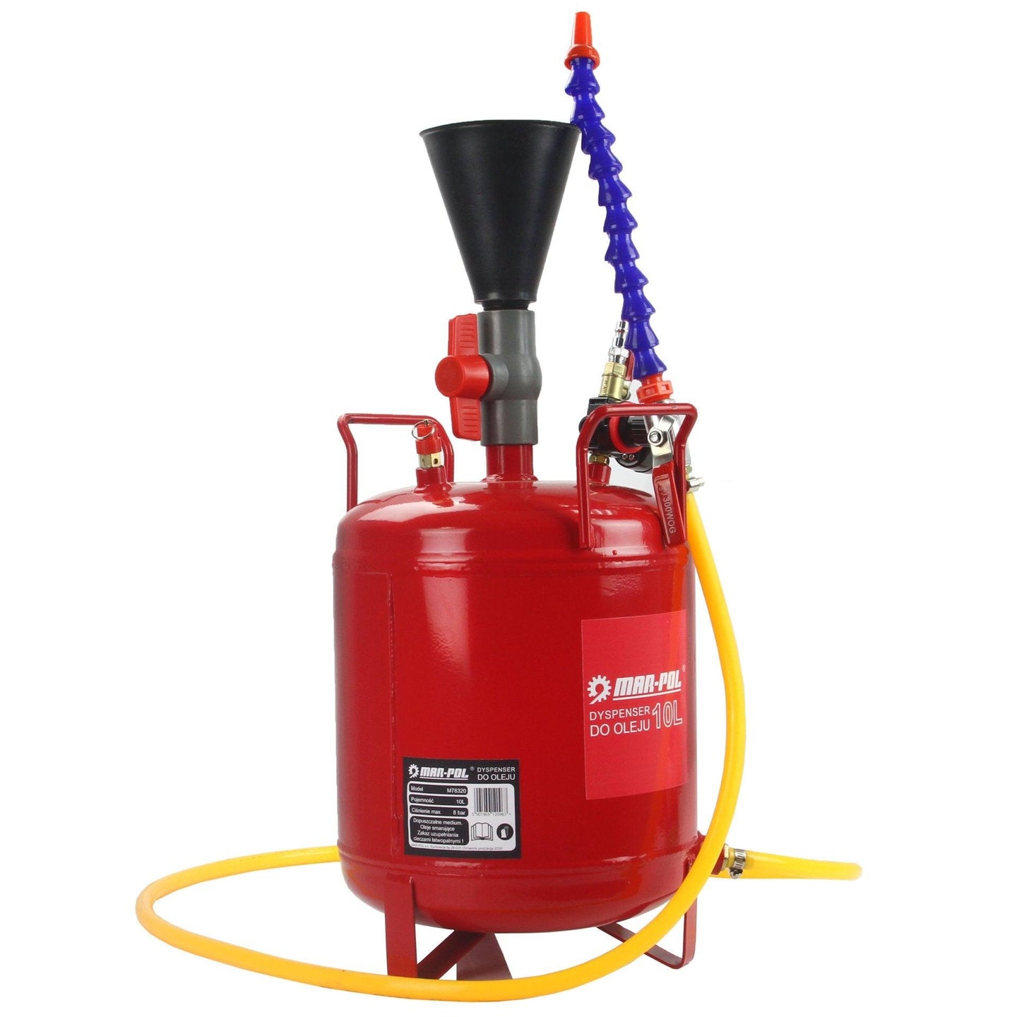 Distribuitor/Pompa de bagat ulei pneumatică 10 litri in motoare , cutii de viteze etc. - Bjc tools