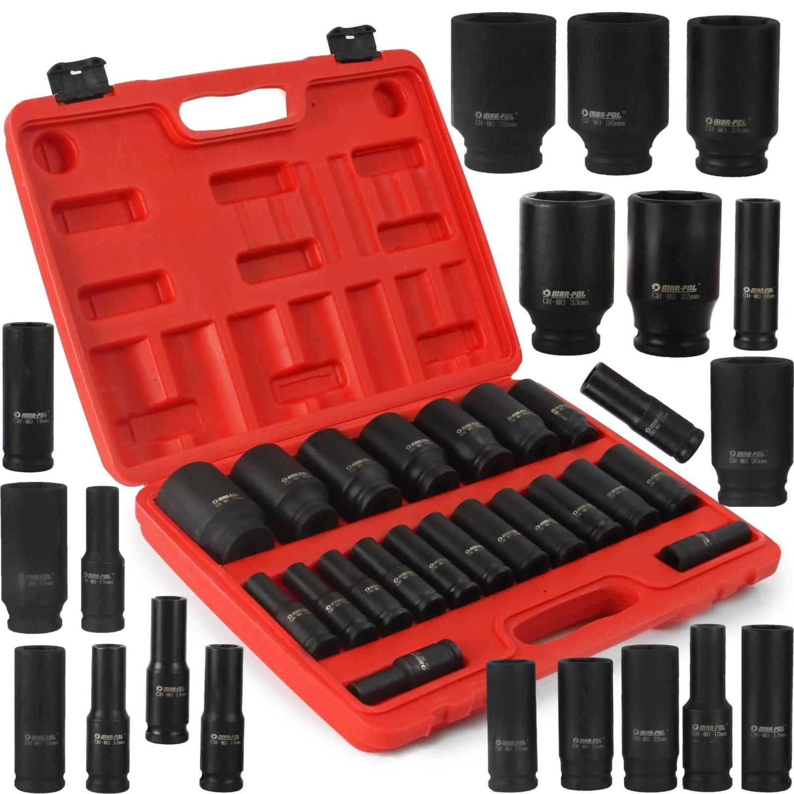Trusa chei tubulare de impact 20 piese 1/2" 10-38mm - Bjc tools Imagine principală a produsului