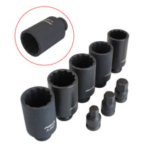 Set capete tubulare A-S8P 1/2” pentru arborele de transmisie (butuc) - Bjc tools