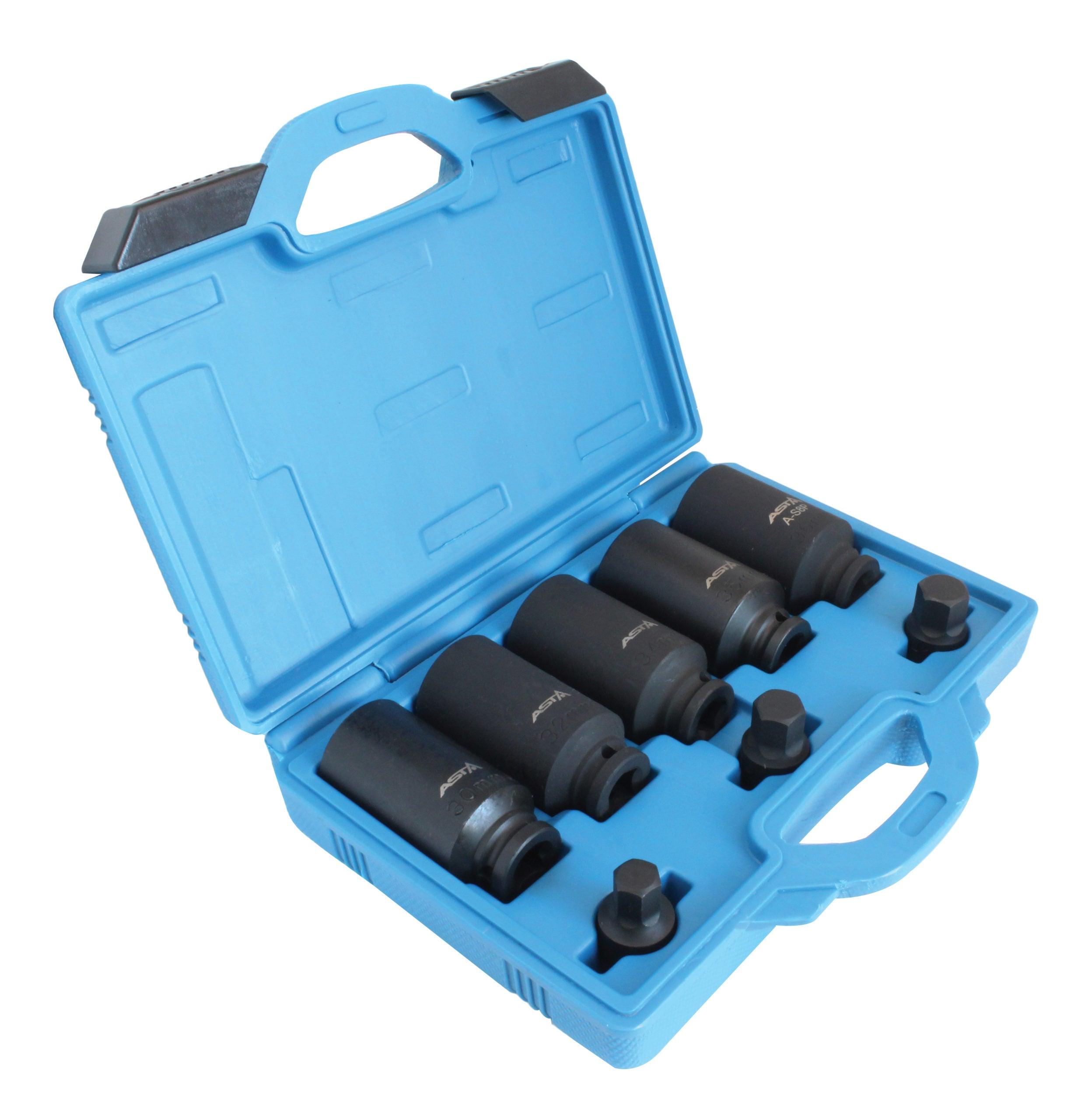 Set capete tubulare A-S8P 1/2” pentru arborele de transmisie (butuc) - Bjc tools Imagine principală a produsului
