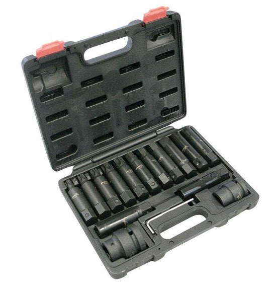 Trusa profesionala de biți și tubulare torx pt camioane 16 piese CR-MO - Bjc tools