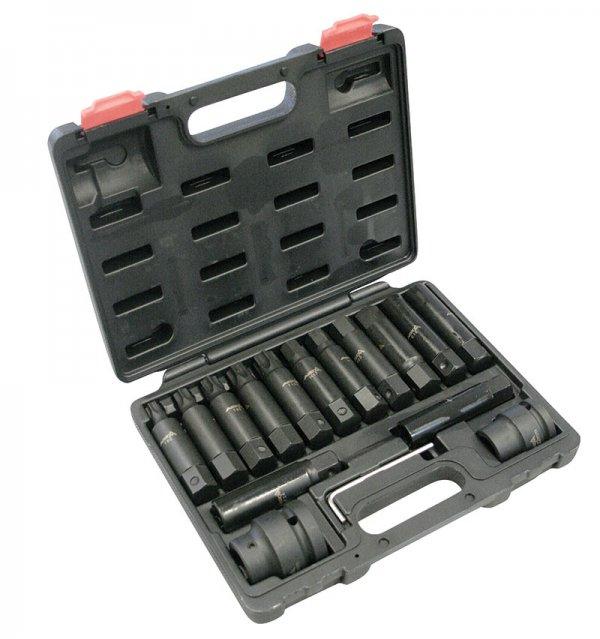 Trusa profesionala de biți și tubulare torx pt camioane 16 piese CR-MO - Bjc tools