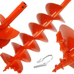 Burghiu pamant pentru motoburghiu Ø 200/800mm SPIRALĂ DUBLA - Bjc tools