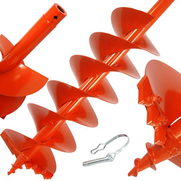 Burghiu pamant pentru motoburghiu Ø 200/800mm SPIRALĂ DUBLA - Bjc tools
