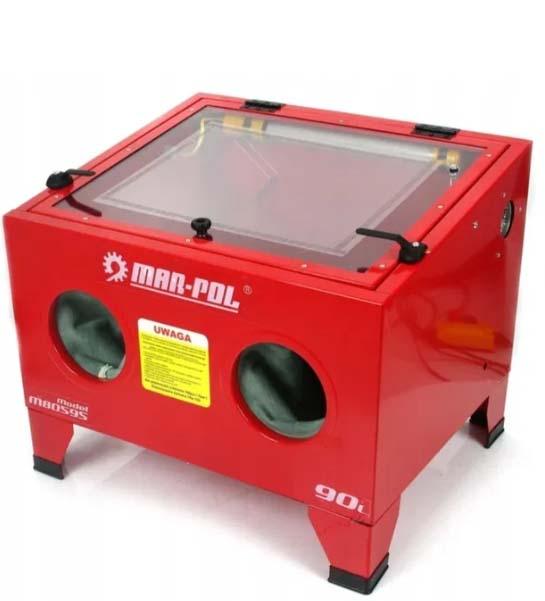 Cabina de sablat PROFI 90 Litri Aparat de sablat cu nisip - Bjc tools