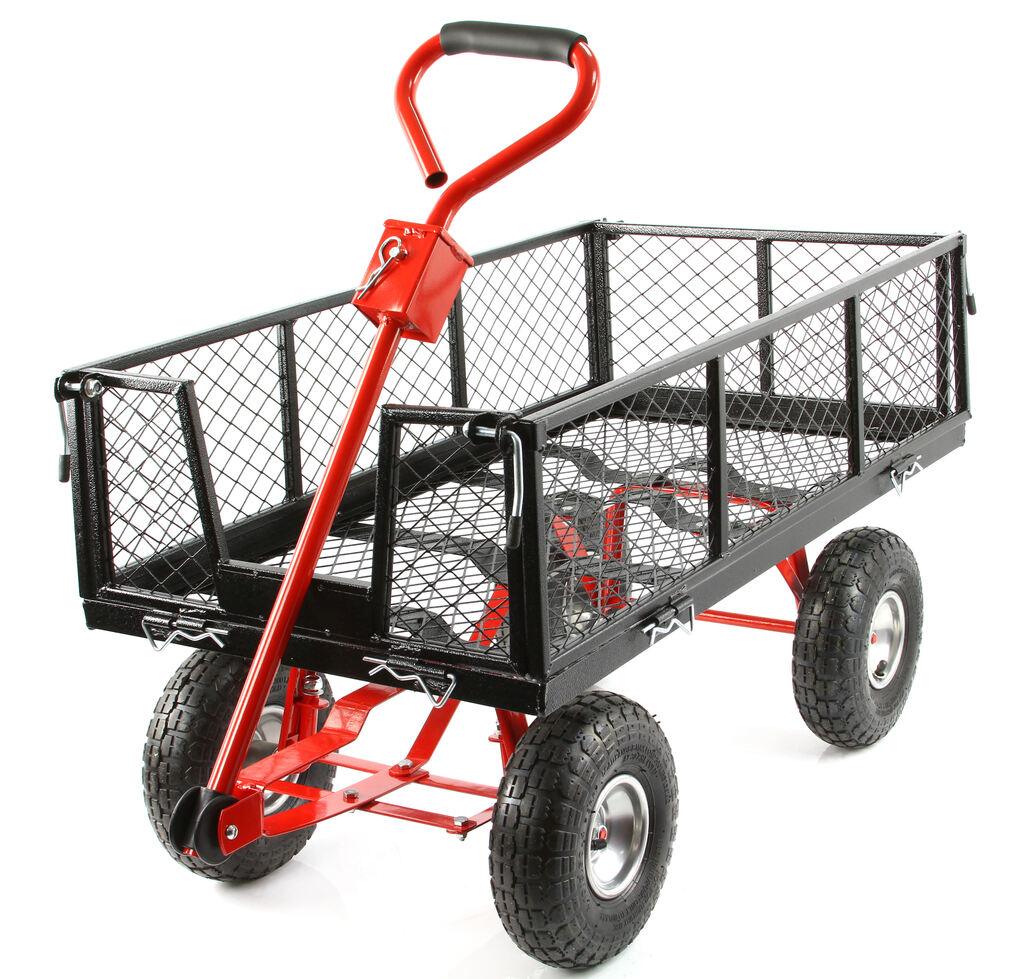 Carucior de gradina metalic 400 kg - Bjc tools Imagine principală a produsului