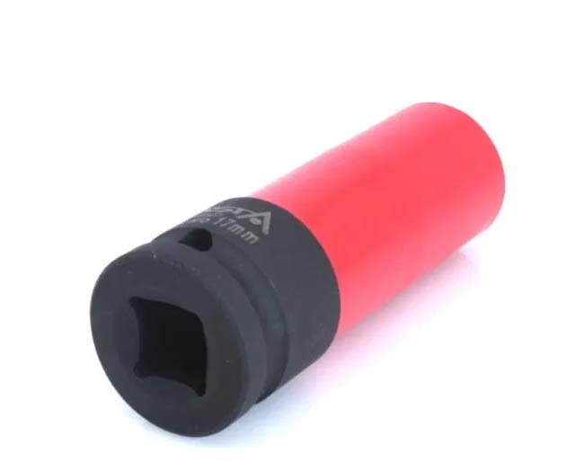 Cheie tubulara de impact 17 mm 1/2 85mm antifurt prezoane Mercedes - Bjc tools