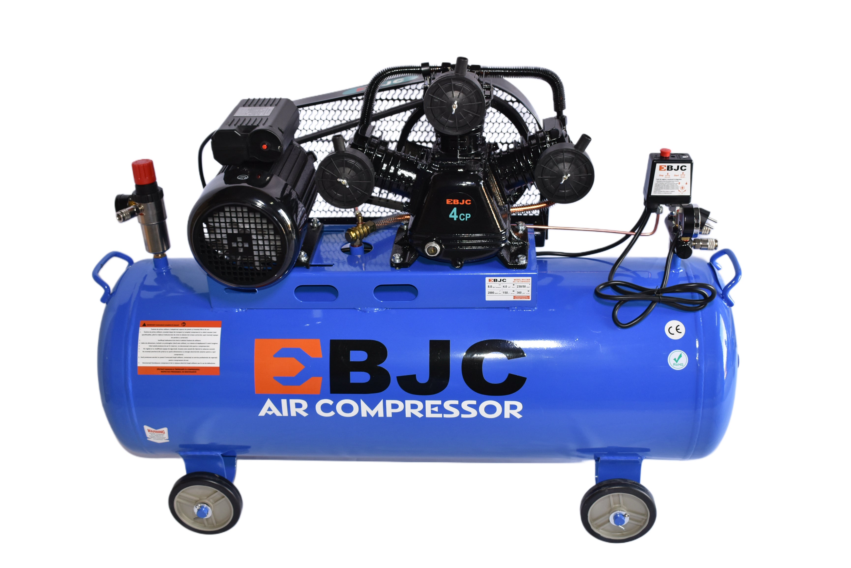 Compresor aer comprimat 150 litri 230v 500L/min 3 pistoane