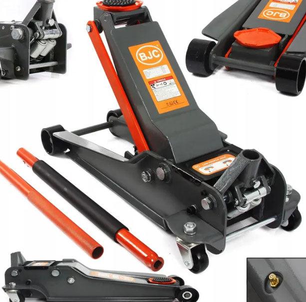Cric hidraulic profesional crocodil 4 tone pompa dubla talie joasa - Bjc tools Imagine principală a produsului